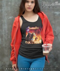 Hammerfall Shirt One Crimson Night Tank Top Racerback