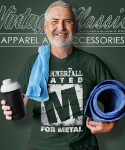 Hammerfall Shirt Rated M For Metal V Neck TShirt