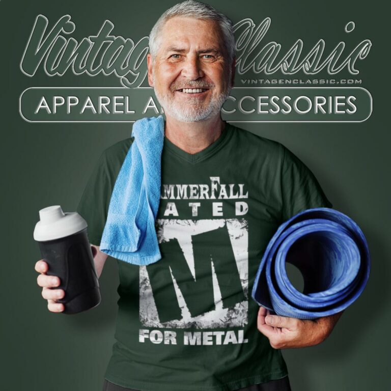 Hammerfall Shirt Rated M For Metal V Neck TShirt Hammerfall Shirt Rated M For Metal V Neck TShirt