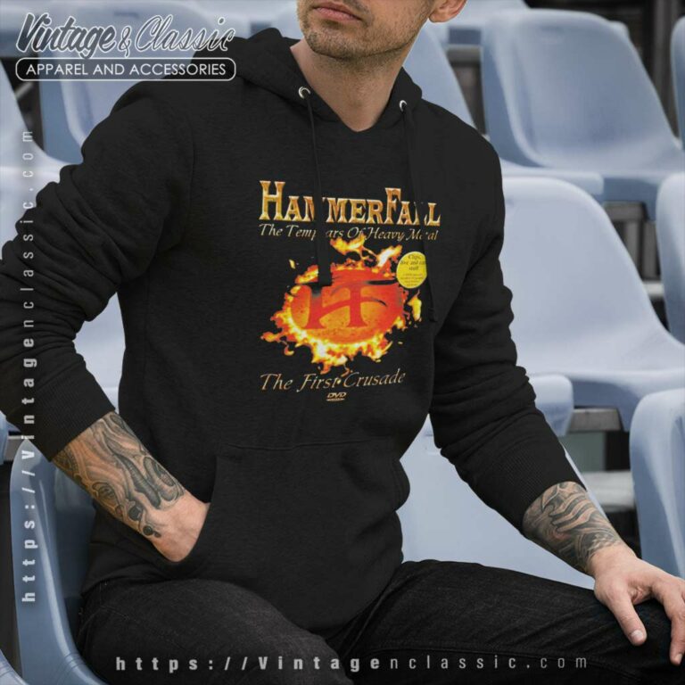 Hammerfall Shirt The First Crusade Hoodie Hammerfall Shirt The First Crusade Hoodie