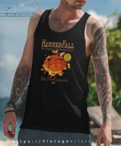 Hammerfall Shirt The First Crusade 4 Hammerfall Shirt The First Crusade Tank Top Racerback