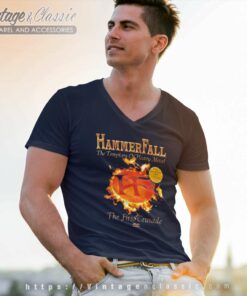 Hammerfall Shirt The First Crusade 5 Hammerfall Shirt The First Crusade V Neck TShirt