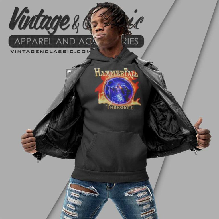 Hammerfall Shirt Threshold Album Cover Hoodie Hammerfall Shirt Threshold Album Cover Hoodie
