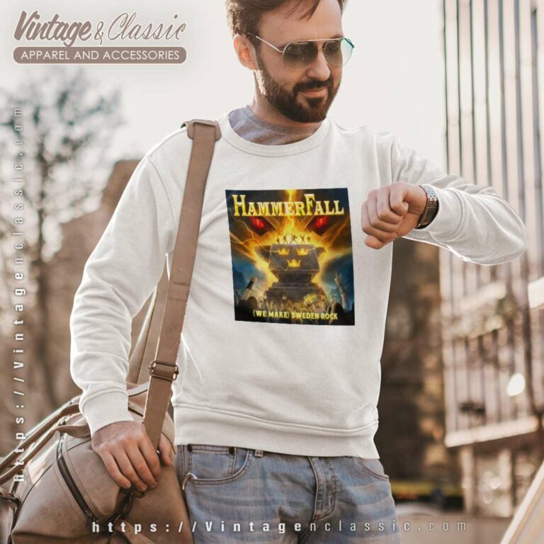 Hammerfall Shirt We Make Sweden Rock Sweatshirt Hammerfall Shirt We Make Sweden Rock Sweatshirt
