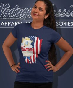Hamms American Flag Beer 4th Of July Women T Shirt