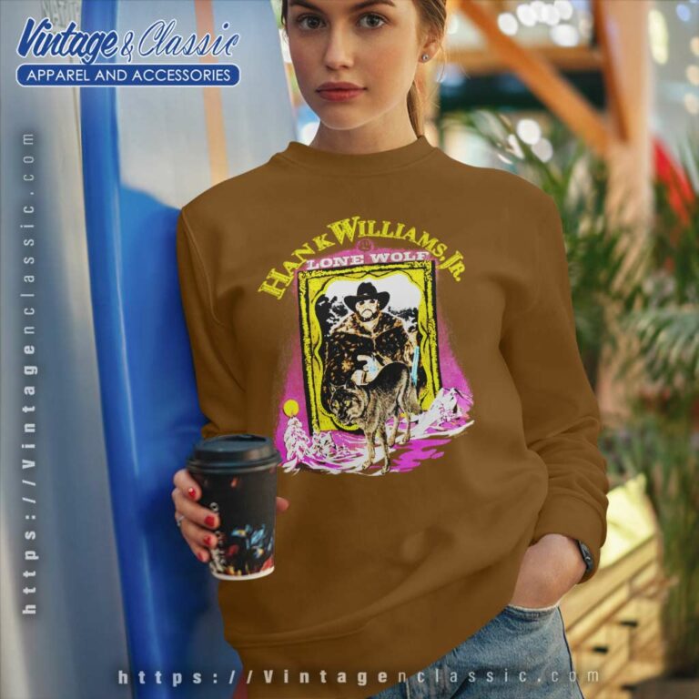 Hank Williams Shirt Jr Lone Wolf Tour Sweatshirt Hank Williams Shirt Jr Lone Wolf Tour Sweatshirt