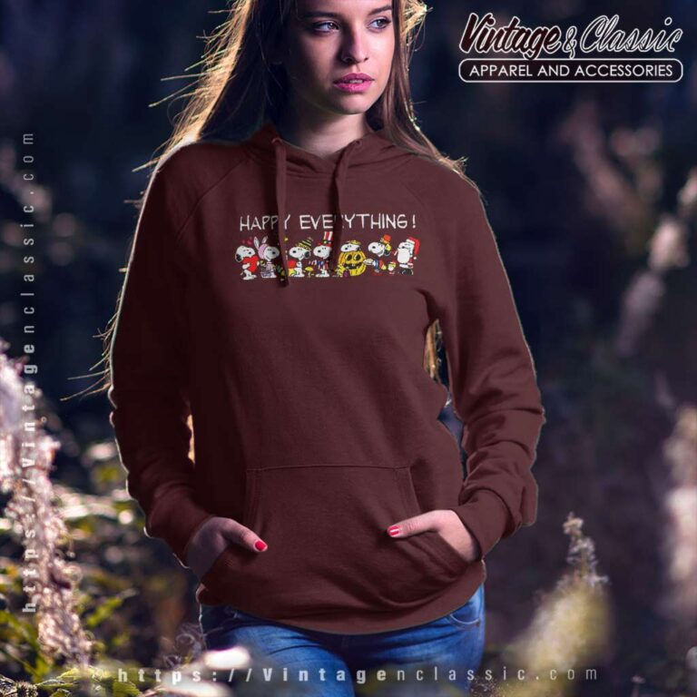 Snoopy Happy Everything Hoodie Snoopy Happy Everything Hoodie