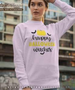 Happy Halloween Witches Pumpkin Sweatshirt
