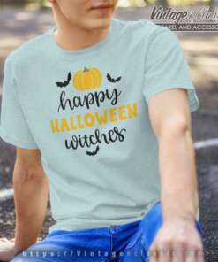Happy Halloween Witches Pumpkin T Shirt