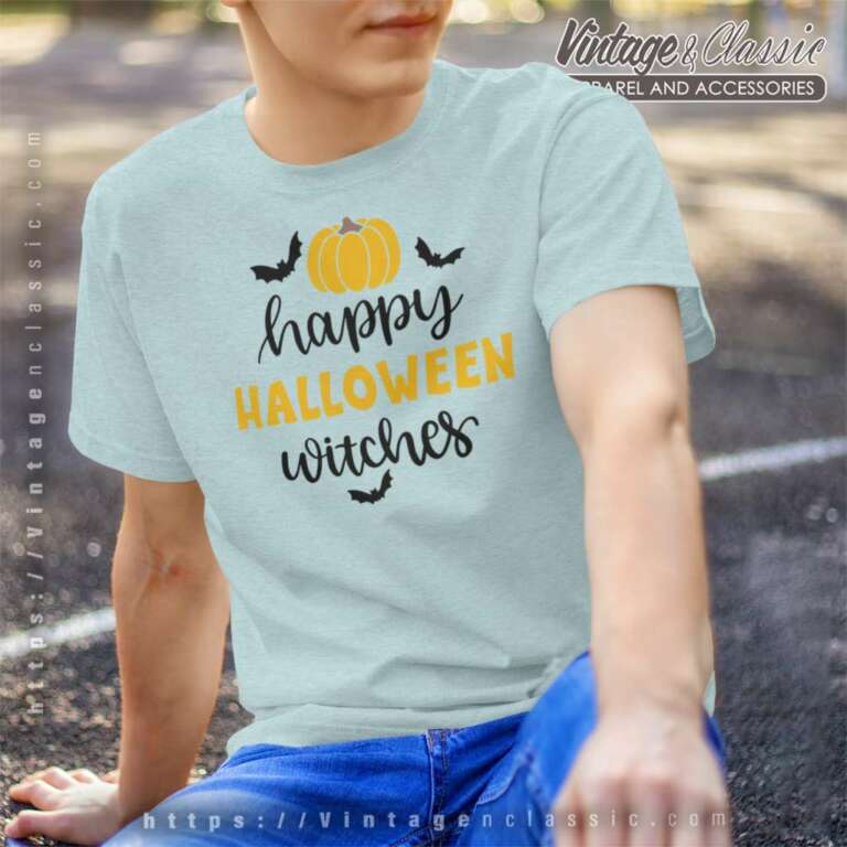 Happy Halloween Witches Pumpkin T Shirt Happy Halloween Witches Pumpkin T Shirt