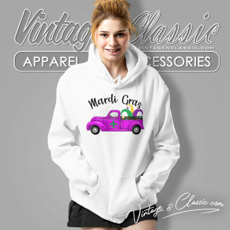 Happy Mardi Gras Truck Hoodie Happy Mardi Gras Truck Hoodie