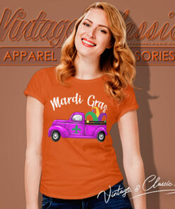 Happy Mardi Gras Truck Women T Shirt