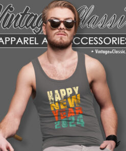 Happy New Year 2024 Party Tank Top Racerback