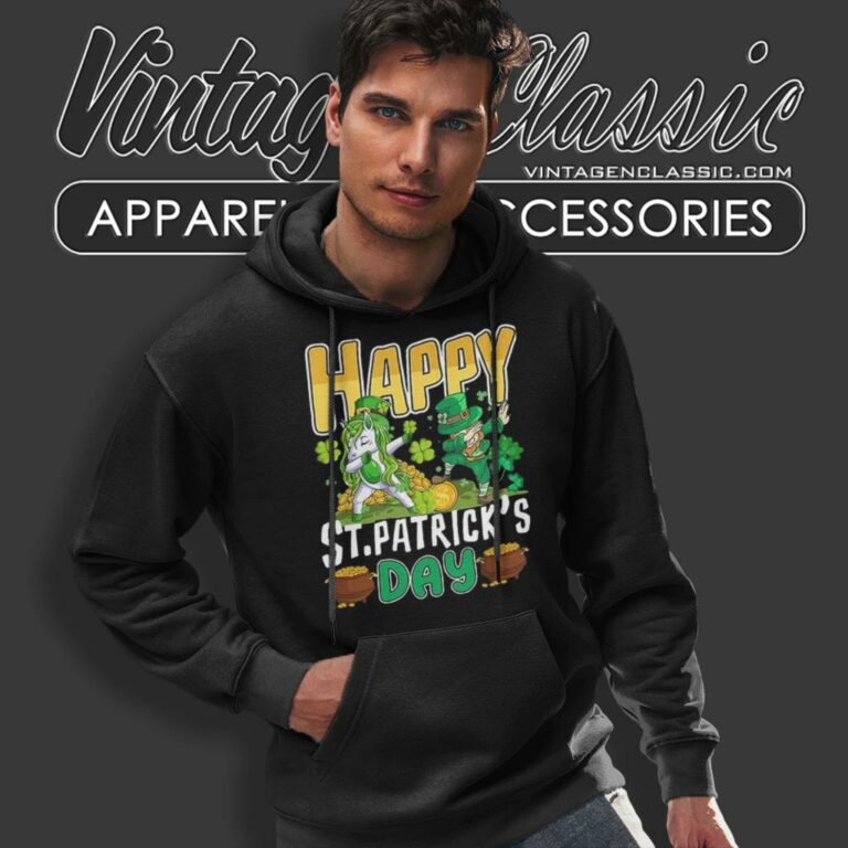 Happy St Patricks Day Unicorn Dab Hoodie Happy St Patricks Day Unicorn Dab Hoodie