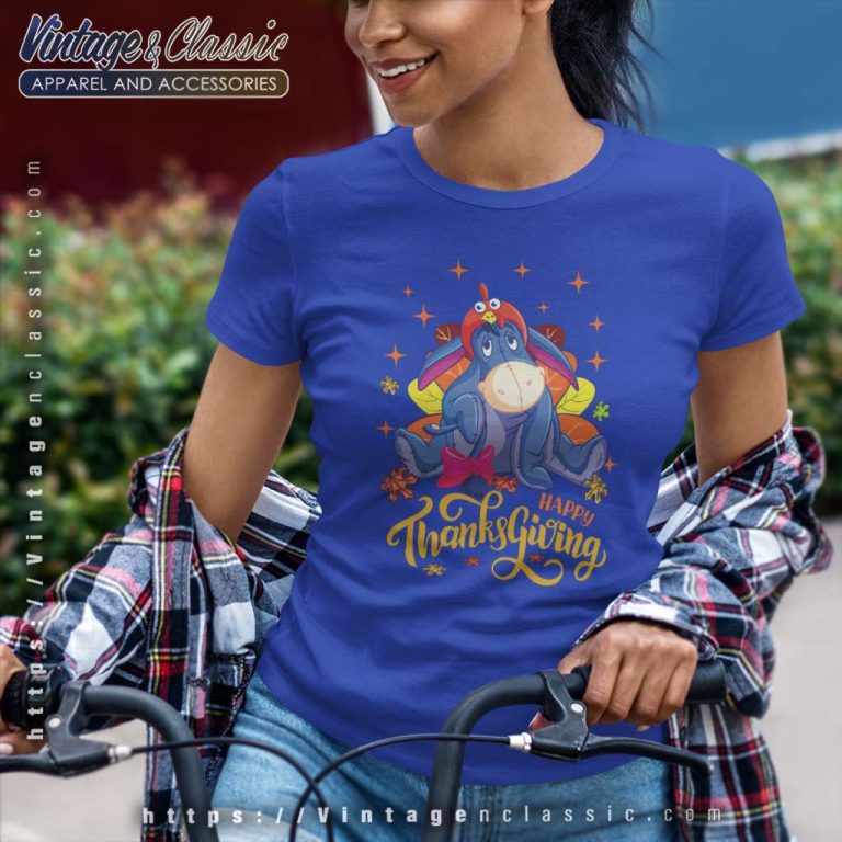 Happy Thanksgiving Eeyore Women TShirt Happy Thanksgiving Eeyore Women TShirt