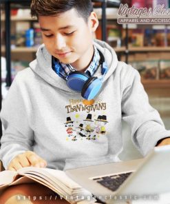 Happy Thanksgiving Snoopy Friends kids Hoodie