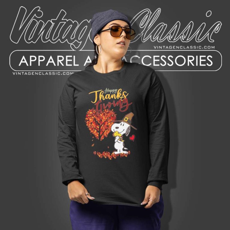 Happy Thanksgiving Snoopy Shirt Thanksgiving Day Long Sleeve Tee Happy Thanksgiving Snoopy Shirt Thanksgiving Day Long Sleeve Tee
