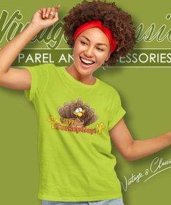 Happy Turkey Day Iron On Transfer For Thanksgiving Women TShirt