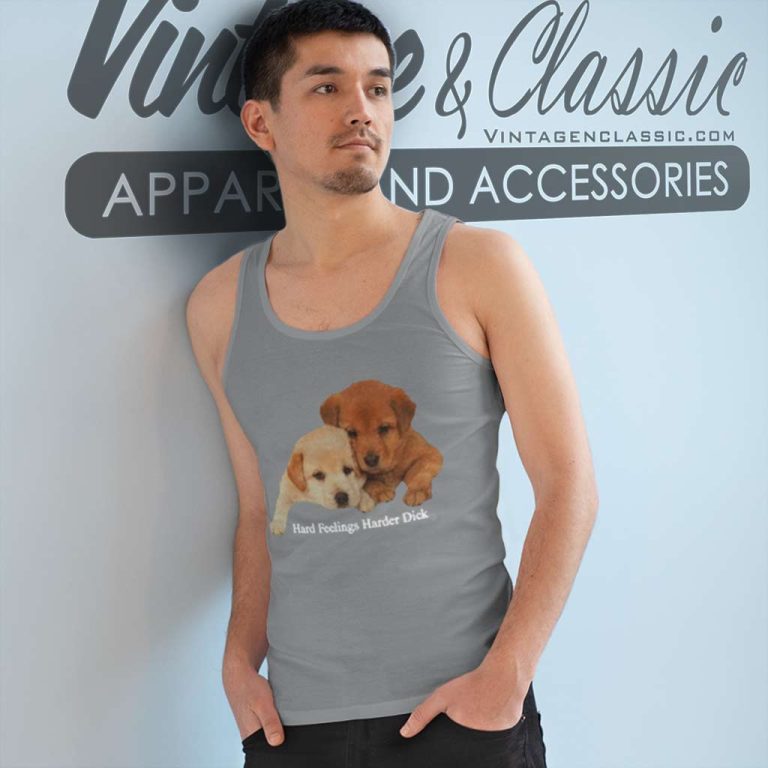 Hard Feelings Harder Dick Tank Top Racerback Hard Feelings Harder Dick Tank Top Racerback