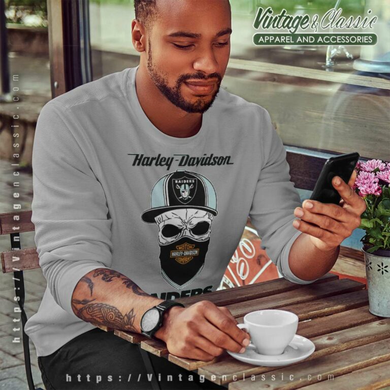 Harley Davidson Skull Las Vegas Raiders Sweatshirt Harley Davidson Skull Las Vegas Raiders Sweatshirt
