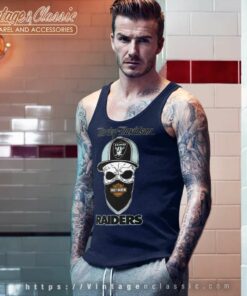Harley Davidson Skull Las Vegas Raiders Tank Top Racerback
