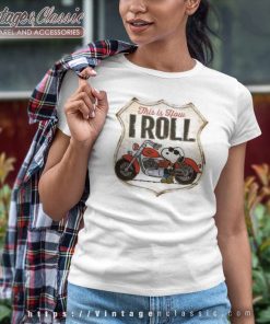 Harley Davidson Snoopy Shirt This Is How Iroll Women TShirt