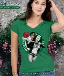Harley Quinn Boston Celtics V Neck