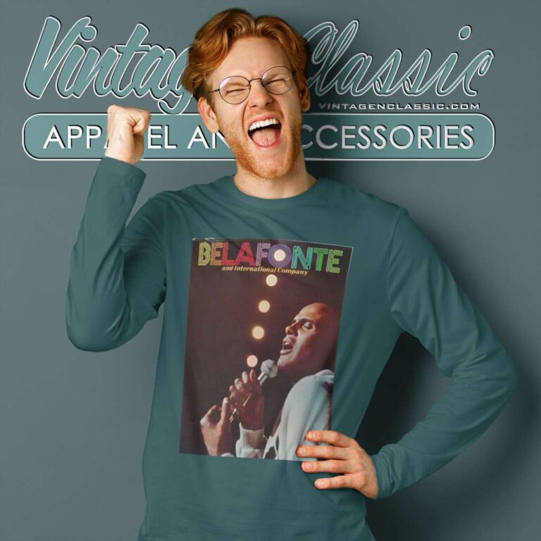 Harry Belafonte Shirt Thank You For The Memories Long Sleeve Tee Harry Belafonte Shirt Thank You For The Memories Long Sleeve Tee