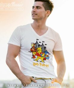 Harry Poohter And Friends Disney V Neck TShirt