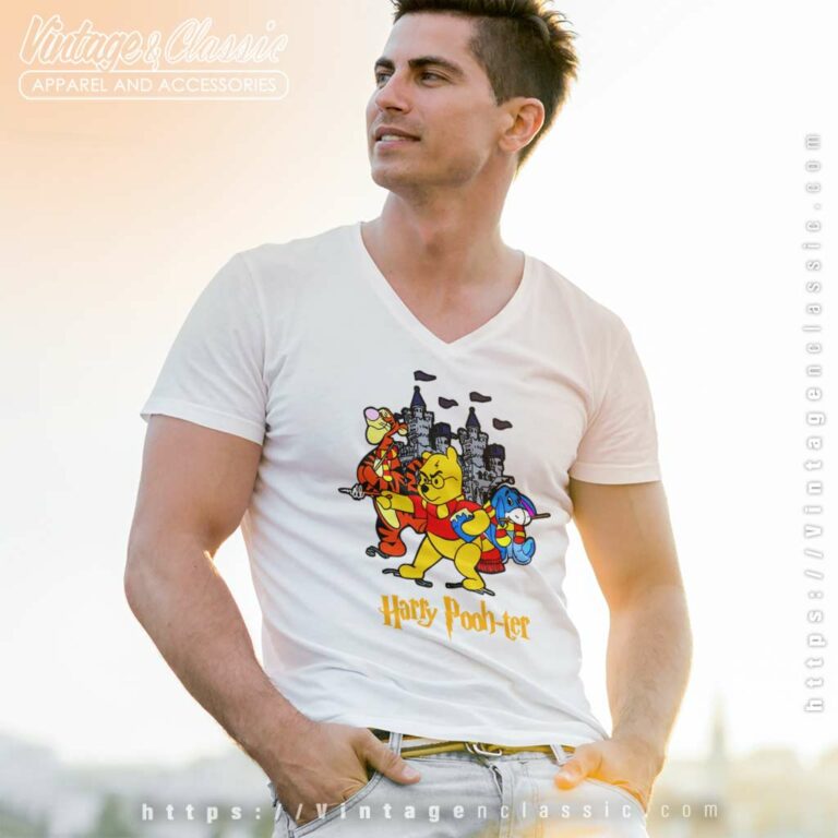 Harry Poohter And Friends Disney V Neck TShirt Harry Poohter And Friends Disney V Neck TShirt