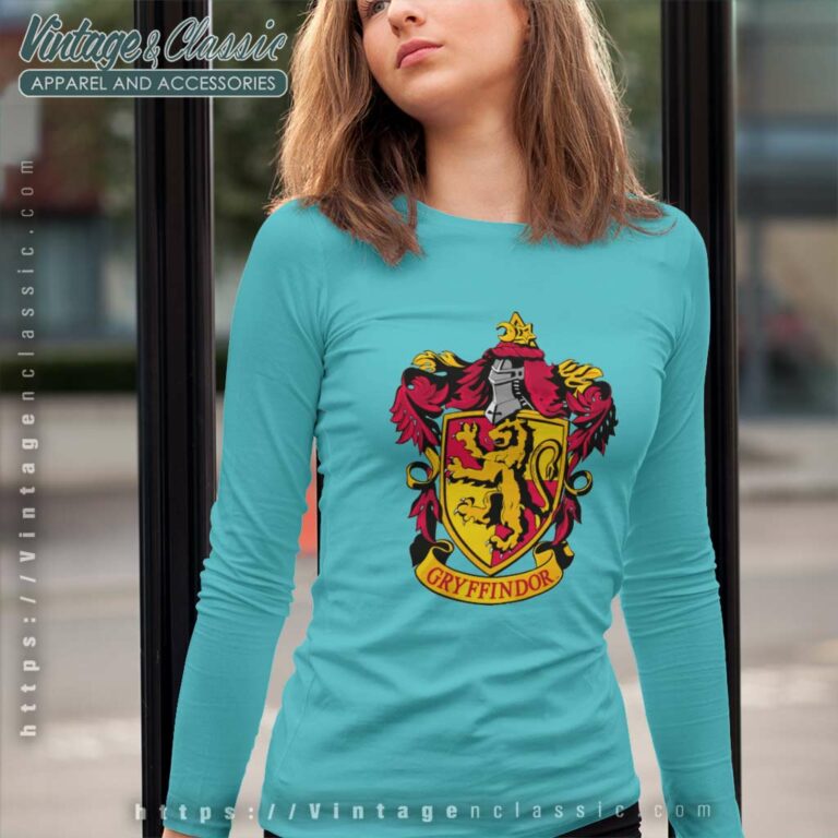 Harry Potter Gryffindor Crest Long Sleeve Tee Harry Potter Gryffindor Crest Long Sleeve Tee