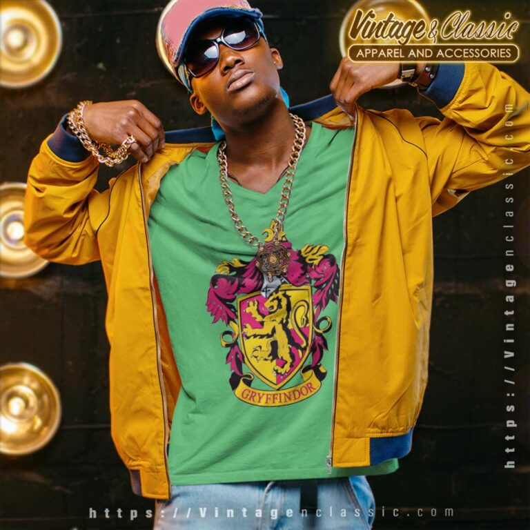 Harry Potter Gryffindor Crest V Neck TShirt Harry Potter Gryffindor Crest V Neck TShirt