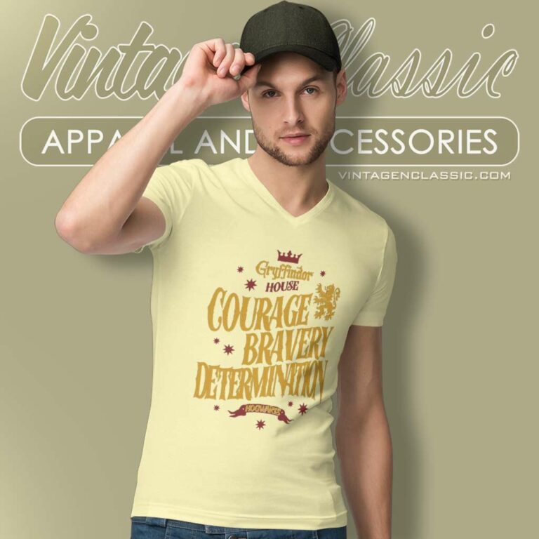 Harry Potter Gryffindor Traits V Neck TShirt Harry Potter Gryffindor Traits V Neck TShirt