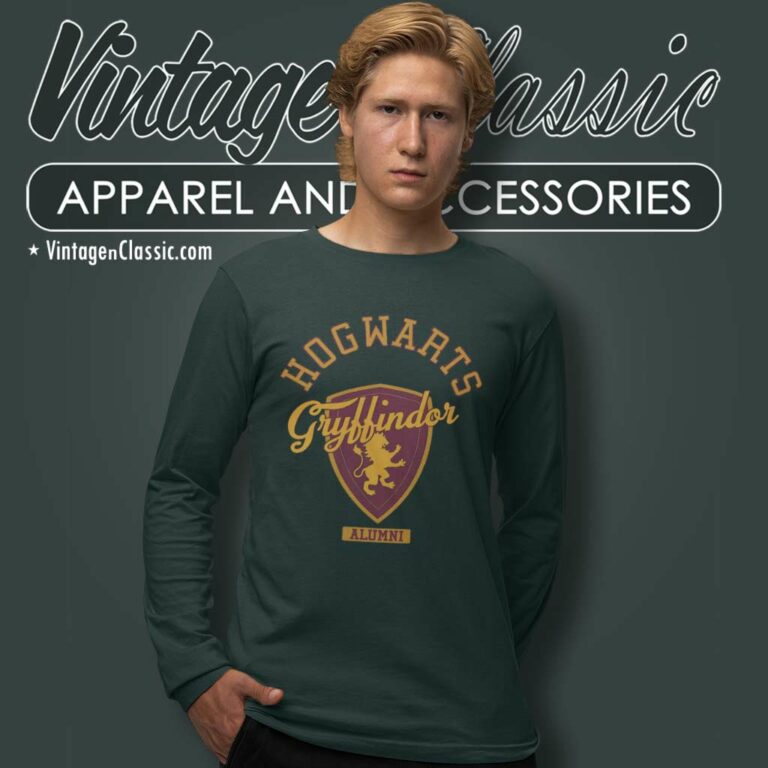 Harry Potter Hogwarts Gryffindor Alumni Long Sleeve Tee Harry Potter Hogwarts Gryffindor Alumni Long Sleeve Tee