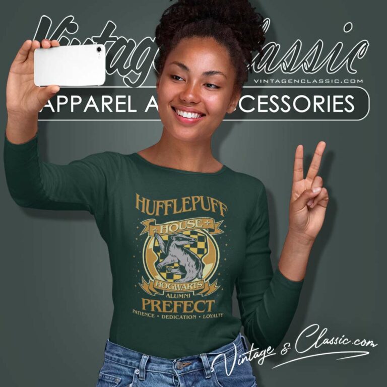 Harry Potter Hufflepuff Alumni Prefect Long Sleeve Tee Harry Potter Hufflepuff Alumni Prefect Long Sleeve Tee