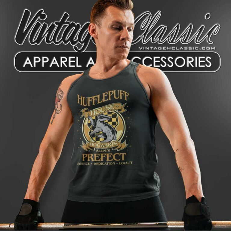 Harry Potter Hufflepuff Alumni Prefect Tank Top Racerback Harry Potter Hufflepuff Alumni Prefect Tank Top Racerback