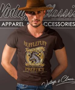 Harry Potter Hufflepuff Alumni Prefect V Neck TShirt