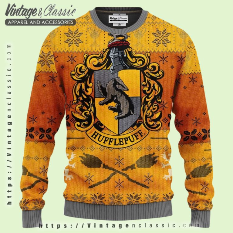 Harry Potter Hufflepuff Ugly Christmas Sweater Ugly Christmas Sweater Harry Potter Hufflepuff Ugly Christmas Sweater Ugly Christmas Sweater