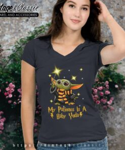 Harry Potter My Patronus Is A Baby Yoda V Neck TShirt