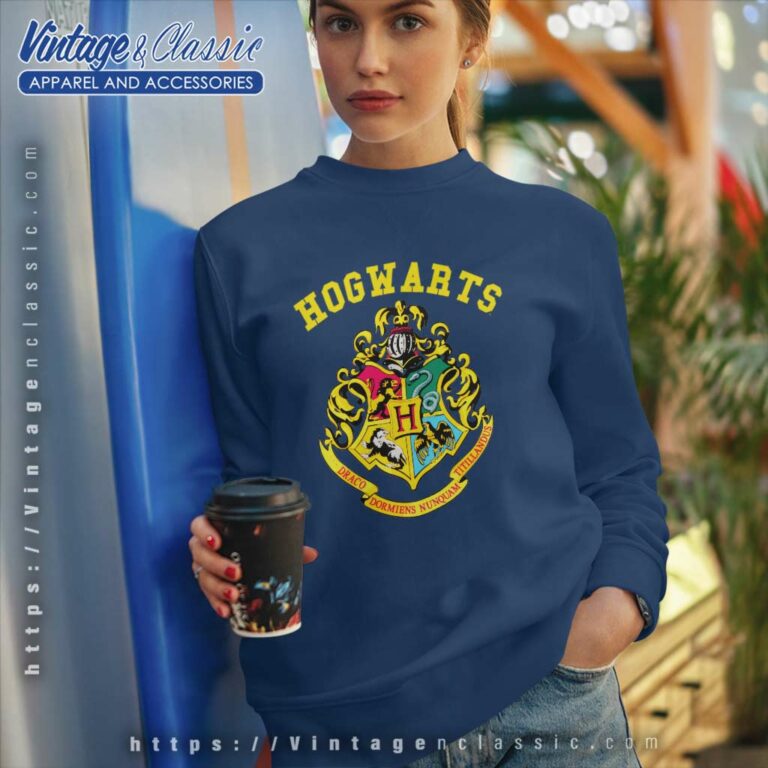 Harry Potter Shirt Hogwarts Crest Sweatshirt Harry Potter Shirt Hogwarts Crest Sweatshirt