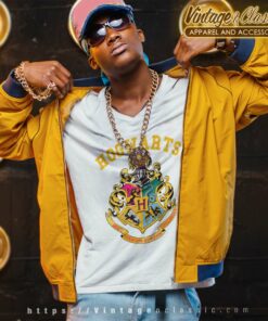 Harry Potter Shirt Hogwarts Crest V Neck TShirt