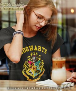 Harry Potter Shirt Hogwarts Crest Women TShirt