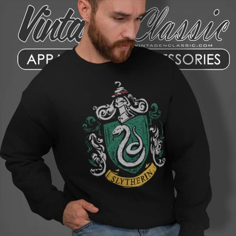Harry Potter Slytherin Serpents Badge Sweatshirt Harry Potter Slytherin Serpents Badge Sweatshirt
