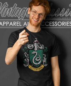 Harry Potter Slytherin Serpents Badge T Shirt