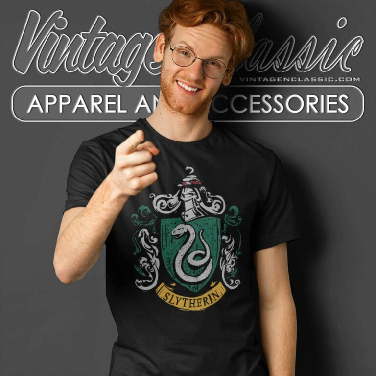 Harry Potter Slytherin Serpents Badge T Shirt Harry Potter Slytherin Serpents Badge T Shirt