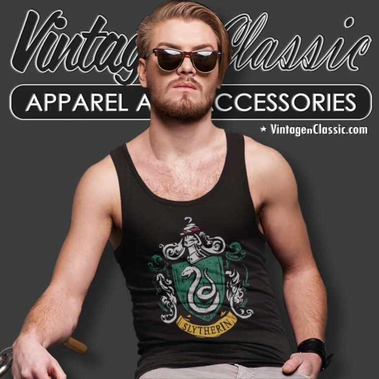 Harry Potter Slytherin Serpents Badge Tank Top Racerback Harry Potter Slytherin Serpents Badge Tank Top Racerback