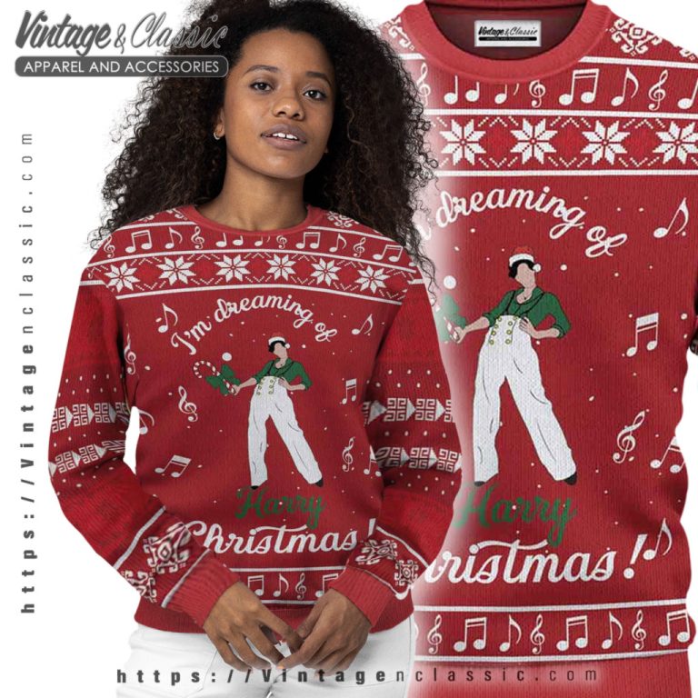 Harry Styles Im Dreaming Ugly Christmas Sweater Women Ugly Sweater Harry Styles Im Dreaming Ugly Christmas Sweater Women Ugly Sweater
