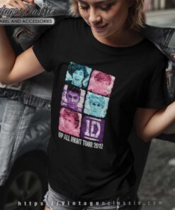 Harry Wearing One Direction Up All Night Tour 2012 Tshirt Women