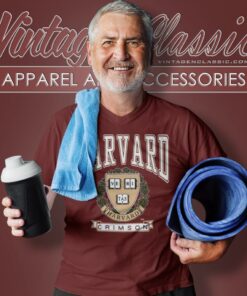 Harvard Crimson University V Neck TShirt