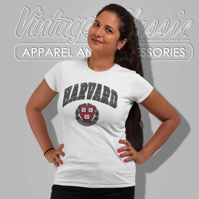 Harvard University Big Logo Women TShirt Harvard University Big Logo Women TShirt